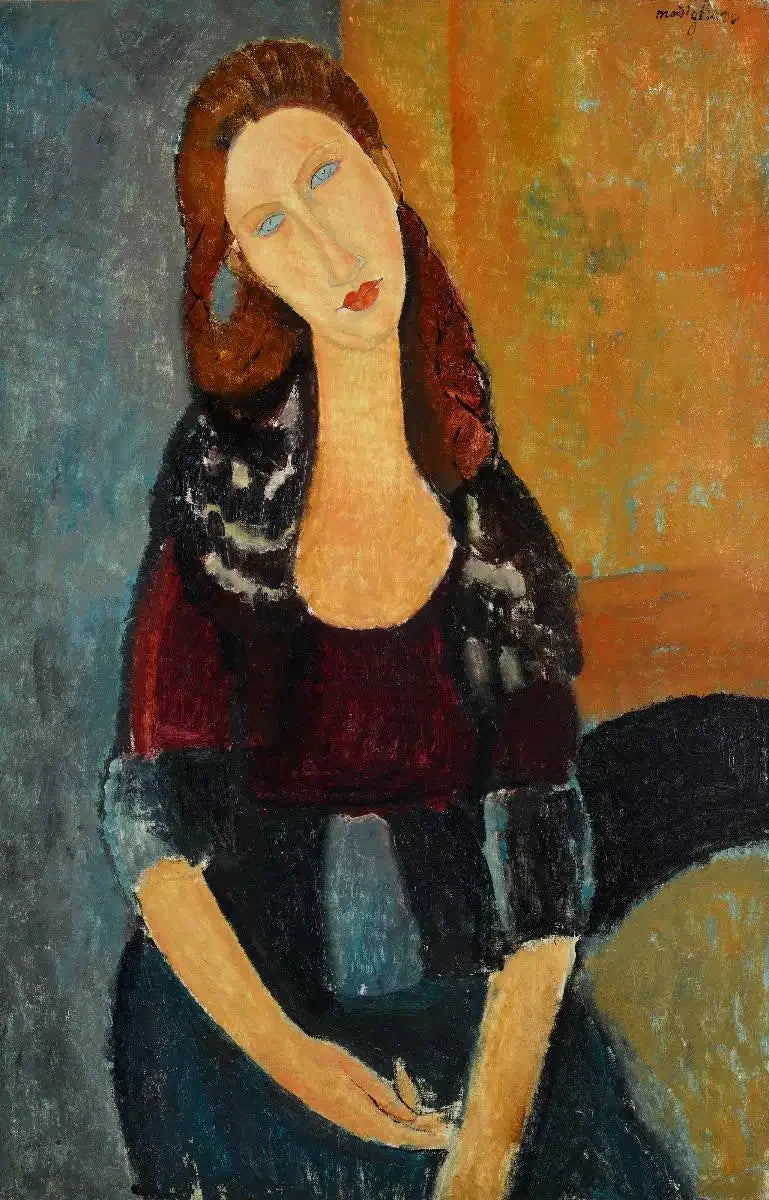 Jeanne Hébuterne seduta - Amedeo Modigliani