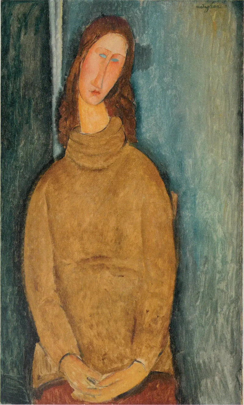 Jeanne Hébuterne con il maglione giallo - Amedeo Modigliani