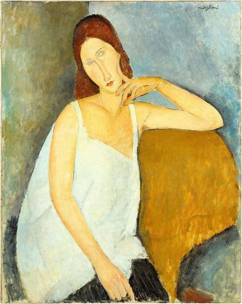 Jeanne Hébuterne con le spalle scoperte - Amedeo Modigliani