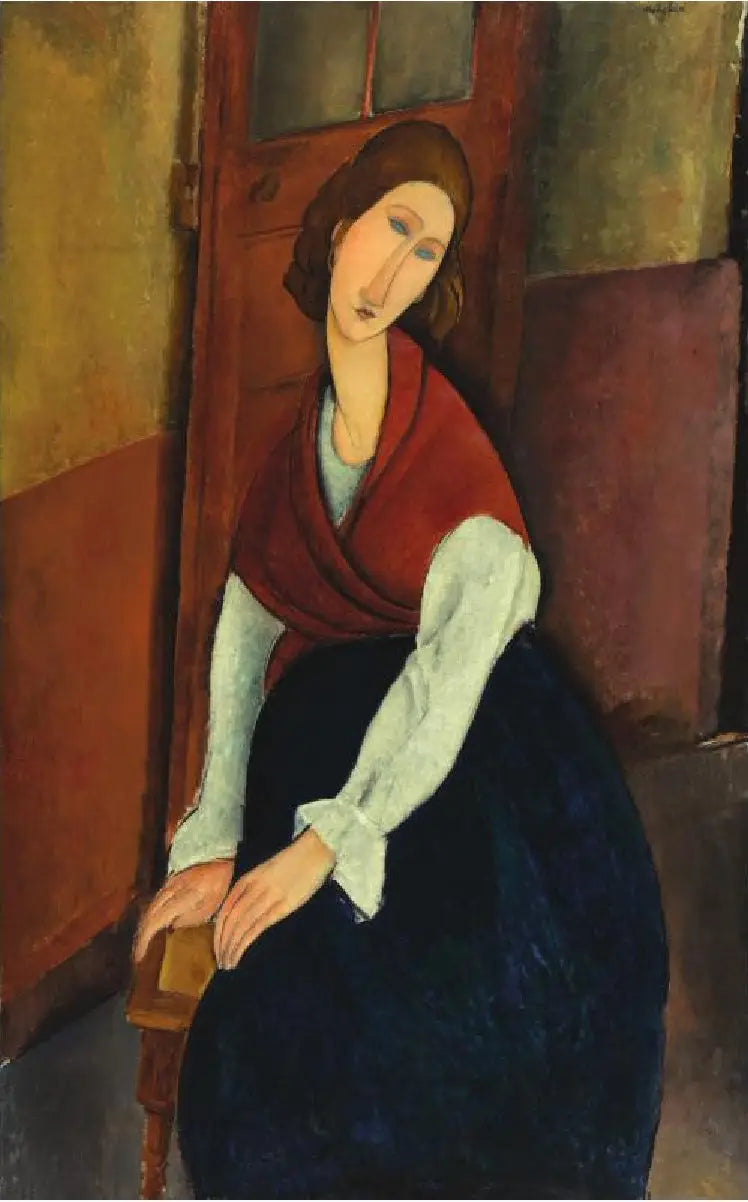 Jeanne Hébuterne davanti a una porta - Amedeo Modigliani