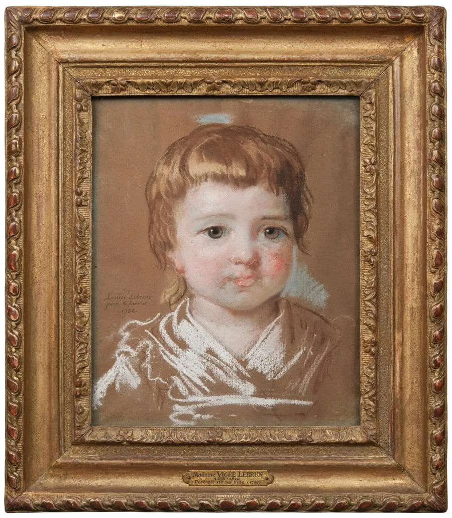 Jeanne Julie Louise Lebrun, la fille de l'artiste, deux ans - Elisabetta Vigeé Le Brun