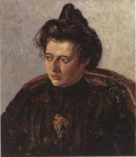 Jeanne Pissarro detta Cocotte, con chignon - Camille Pissarro