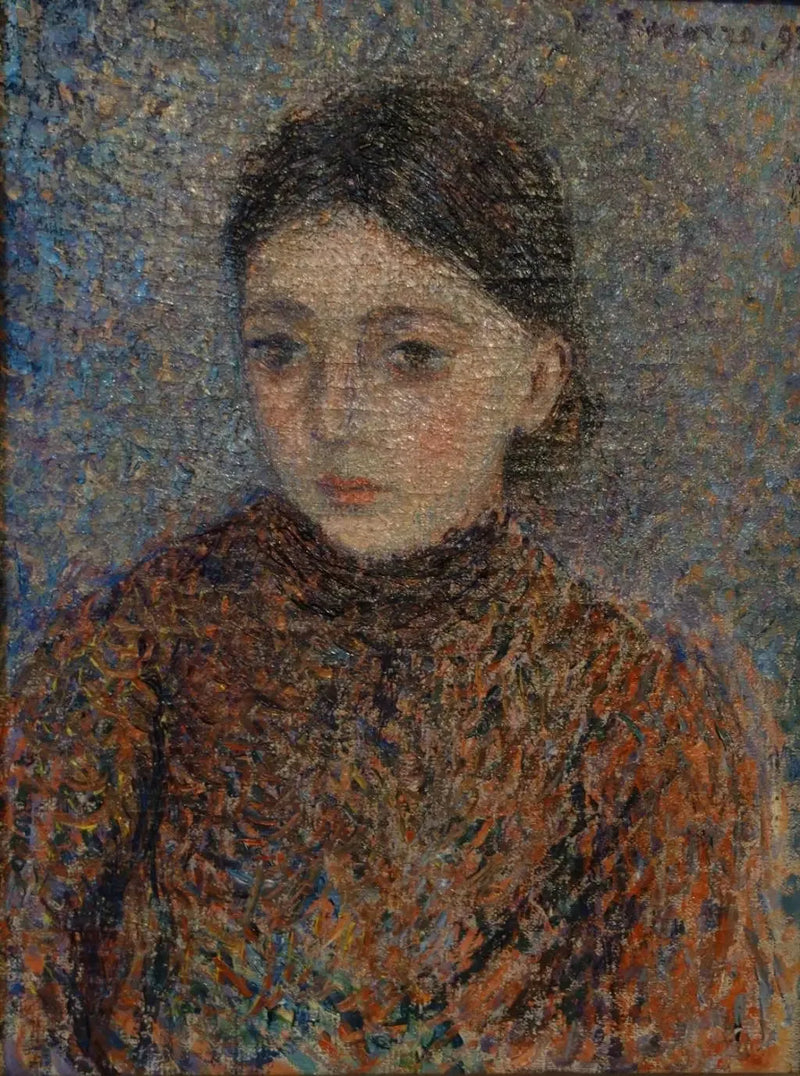 Jeanne Pissarro, detta Cocotte, in busto - Camille Pissarro