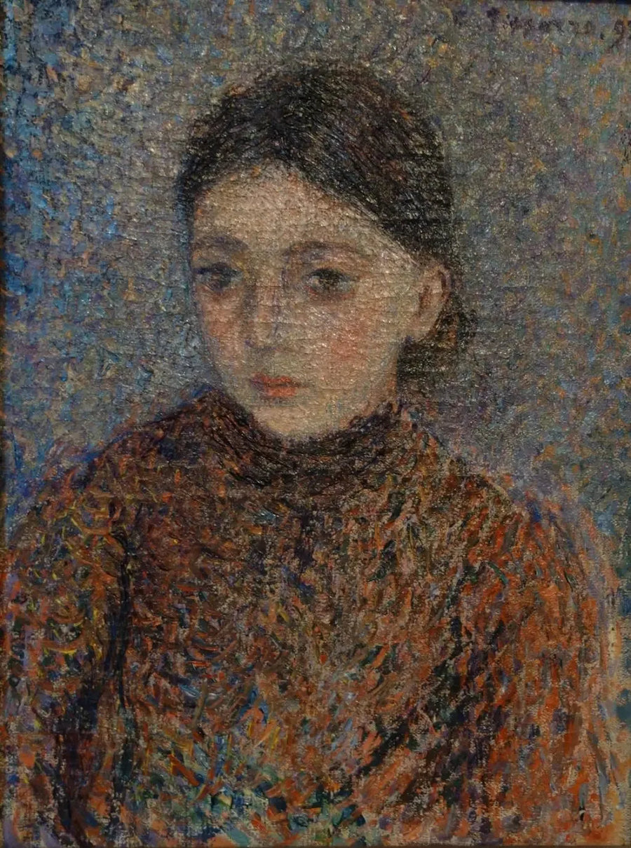 Jeanne Pissarro, detta Cocotte, in busto - Camille Pissarro