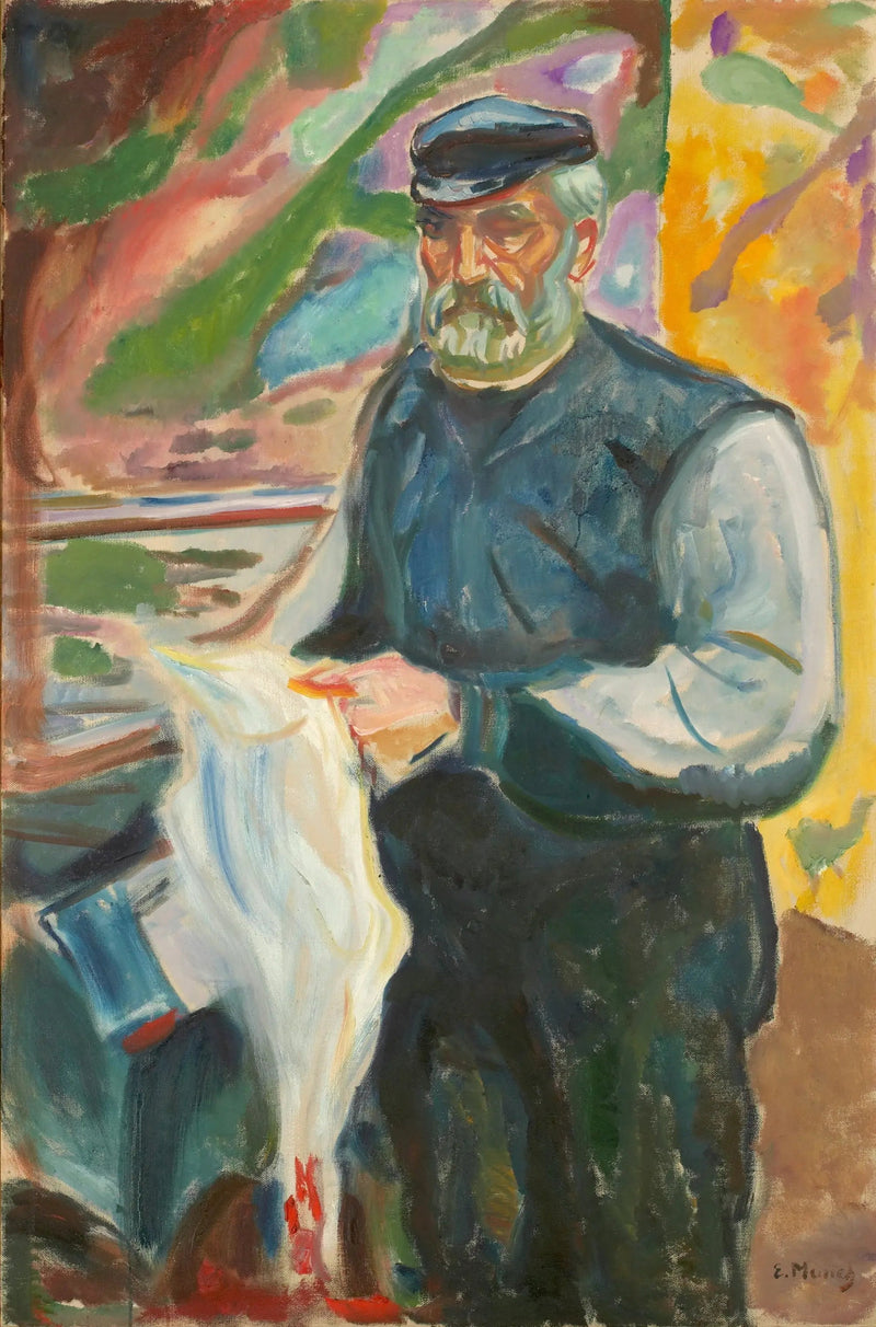 Jensen con un'anatra morta - Edvard Munch