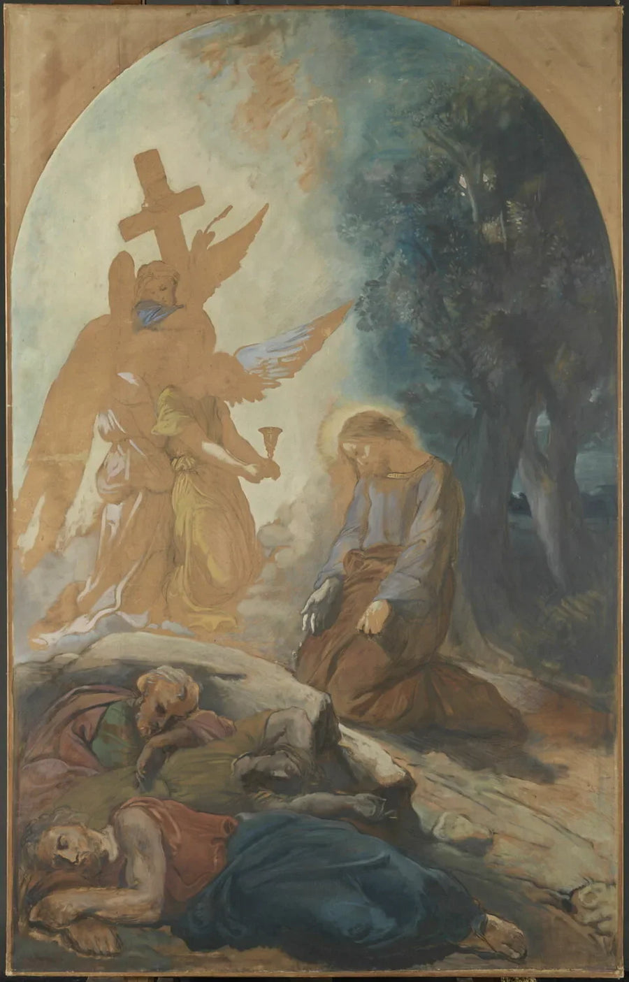 Gesù nel giardino degli ulivi - Théodore Chassériau
