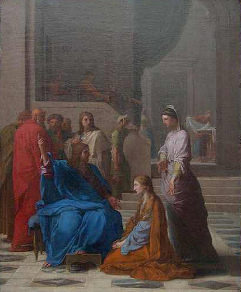 Gesù a casa di Marta e Maria - Eustache Le Sueur