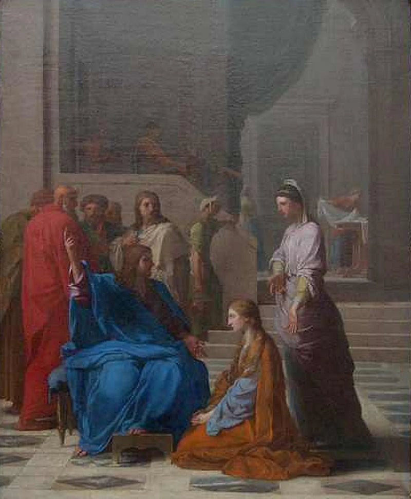 Gesù a casa di Marta e Maria - Eustache Le Sueur