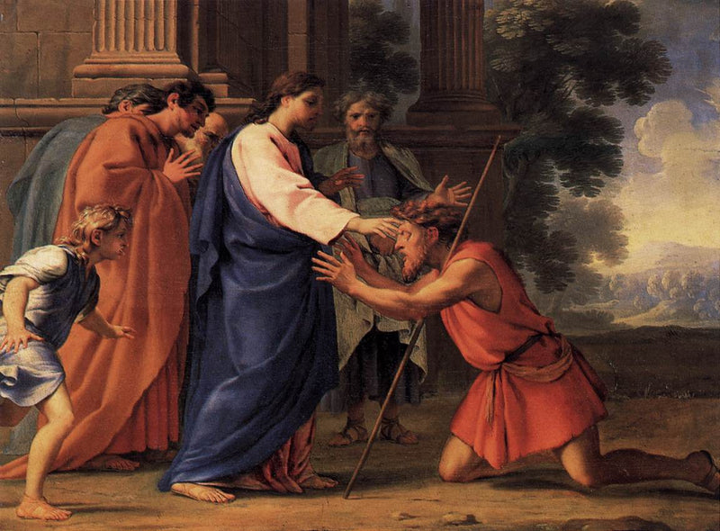 Gesù Cristo che guarisce il cieco - Eustache Le Sueur