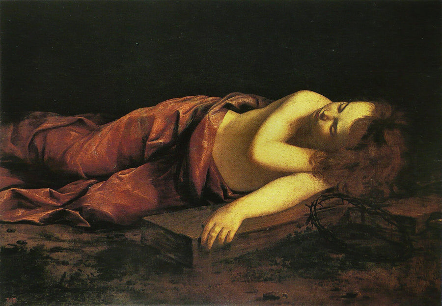 Gesù addormentato sulla croce - Orazio Gentileschi