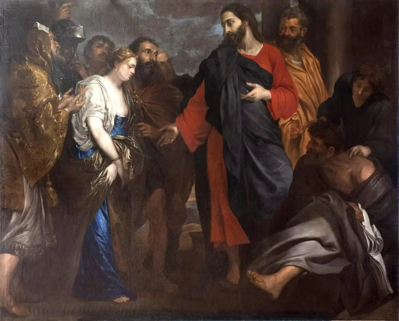 Gesù e la donna adultera - Antoine van Dyck