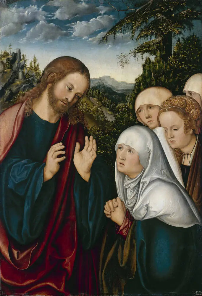 Gesù si congeda da sua madre - Lucas Cranach il Vecchio