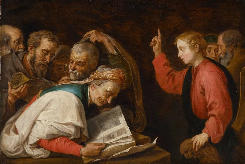 Gesù tra i dottori - David Teniers il Giovane