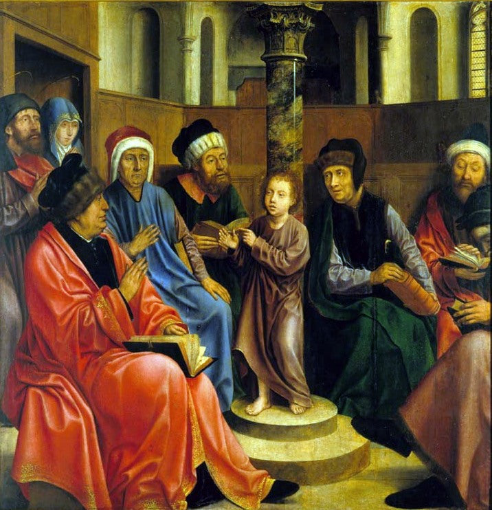 Gesù tra i dottori - Quentin Metsys