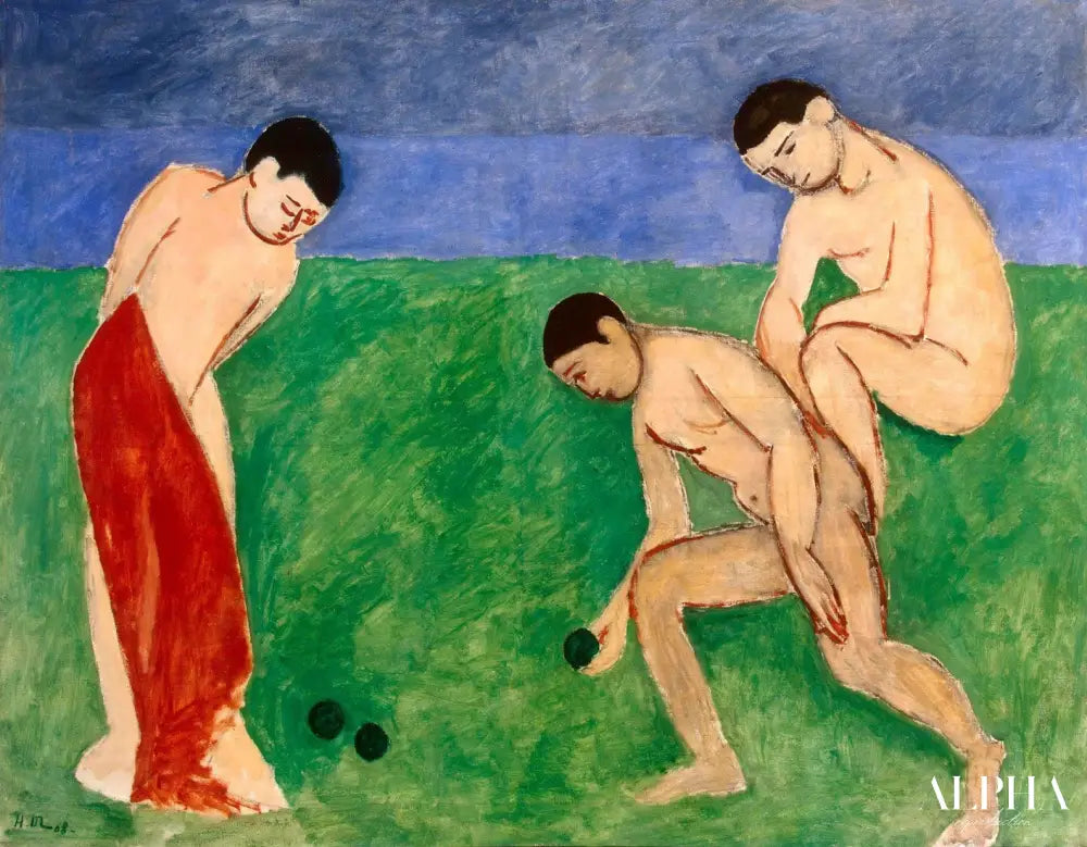 Jeu de boules - Matisse - Reproductions de tableaux et peintures haut de gamme