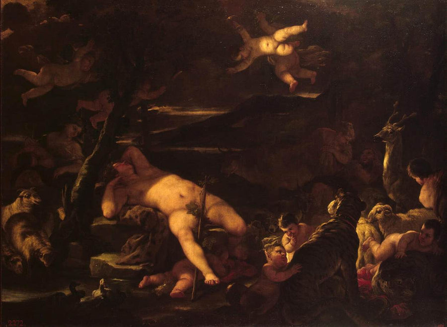 Giovane Bacco addormentato - Luca Giordano