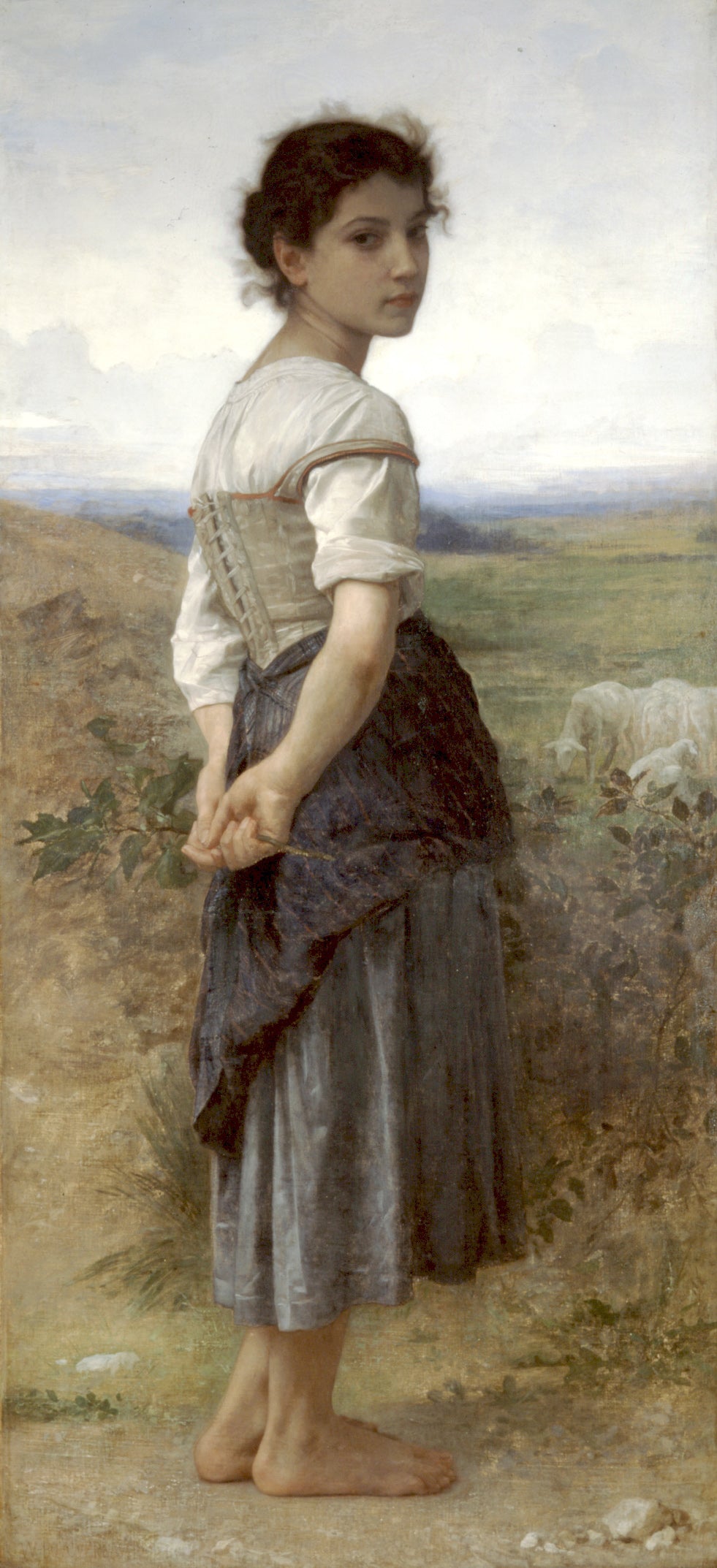 La Jeune Bergère (1885) - Bouguereau