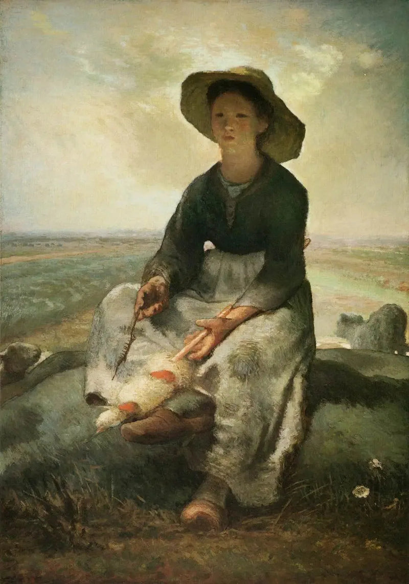 Giovane pastorella - Jean-François Millet