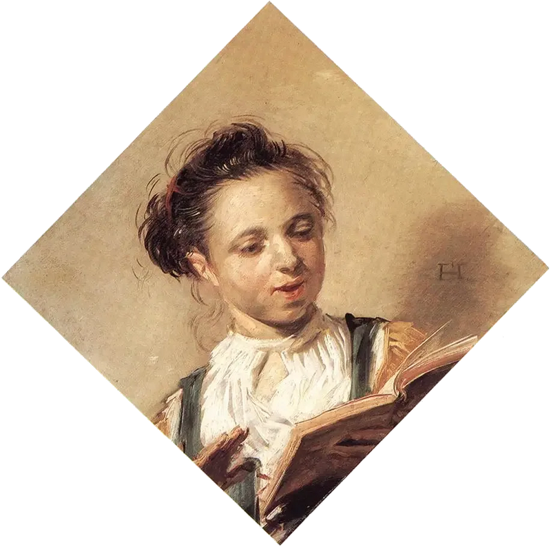 Giovane cantante - Frans Hals