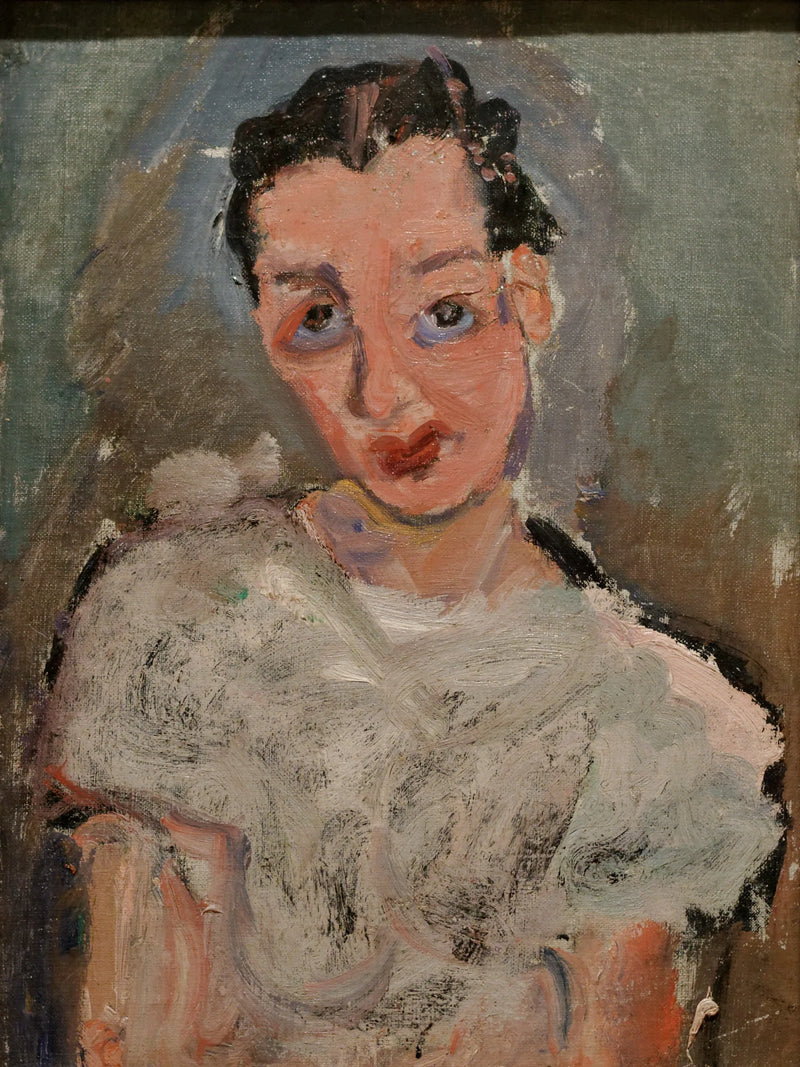 Giovane donna con la camicetta bianca - Chaim Soutine