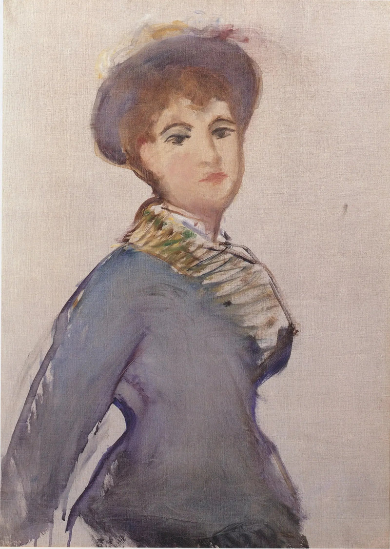 Giovane donna a mezzo busto - Édouard Manet