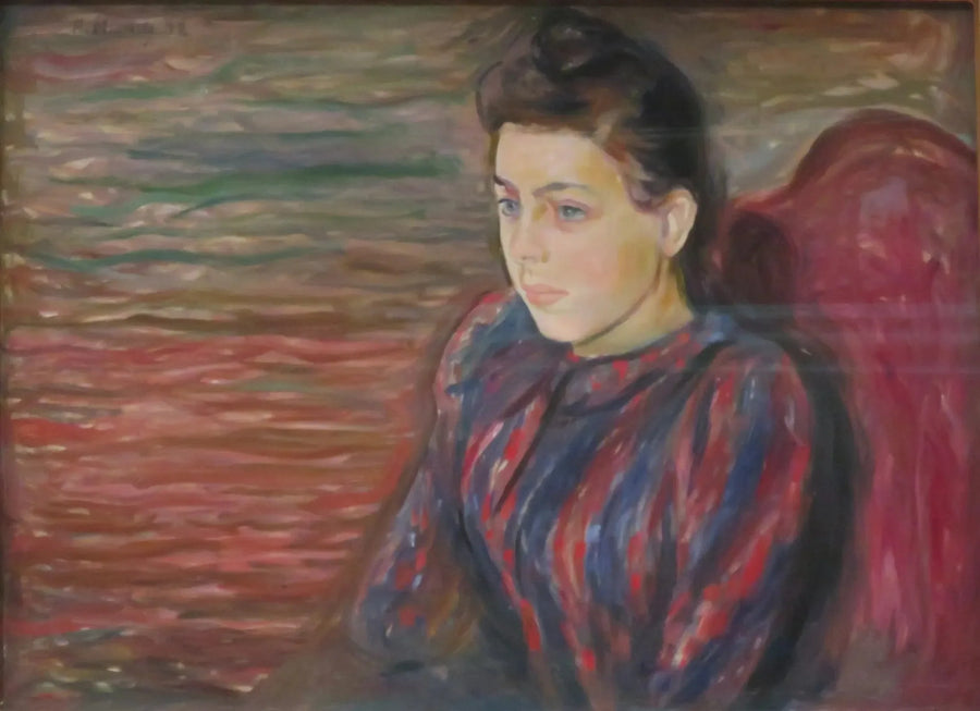 Giovane Donna Seduta - Edvard Munch