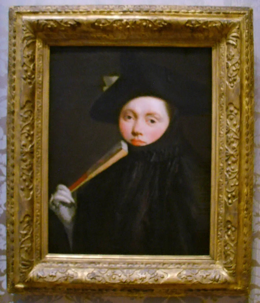 Giovane donna con cappello tricorno - Giovanni Battista Tiepolo