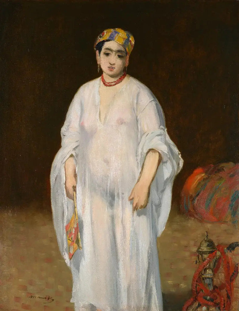 Giovane donna in abito orientale - Édouard Manet