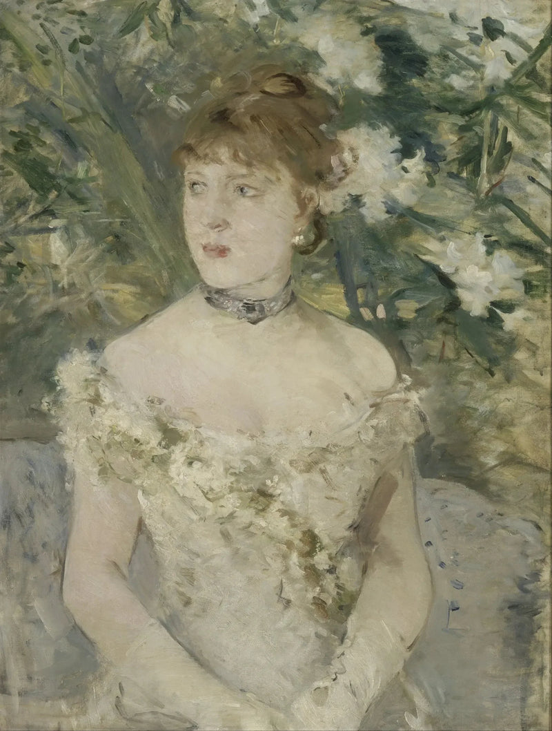 Giovane Donna in toilette da ballo - Berthe Morisot