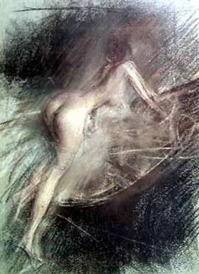Giovane donna che entra nella vasca - Giovanni Boldini