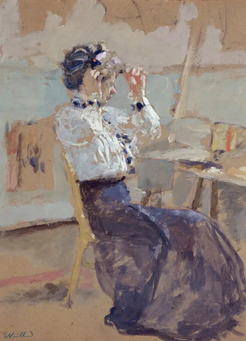 Giovane donna indossa un cappello - Édouard Vuillard