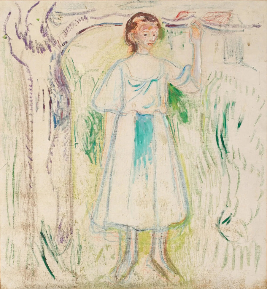 Giovane donna sotto un albero - Edvard Munch