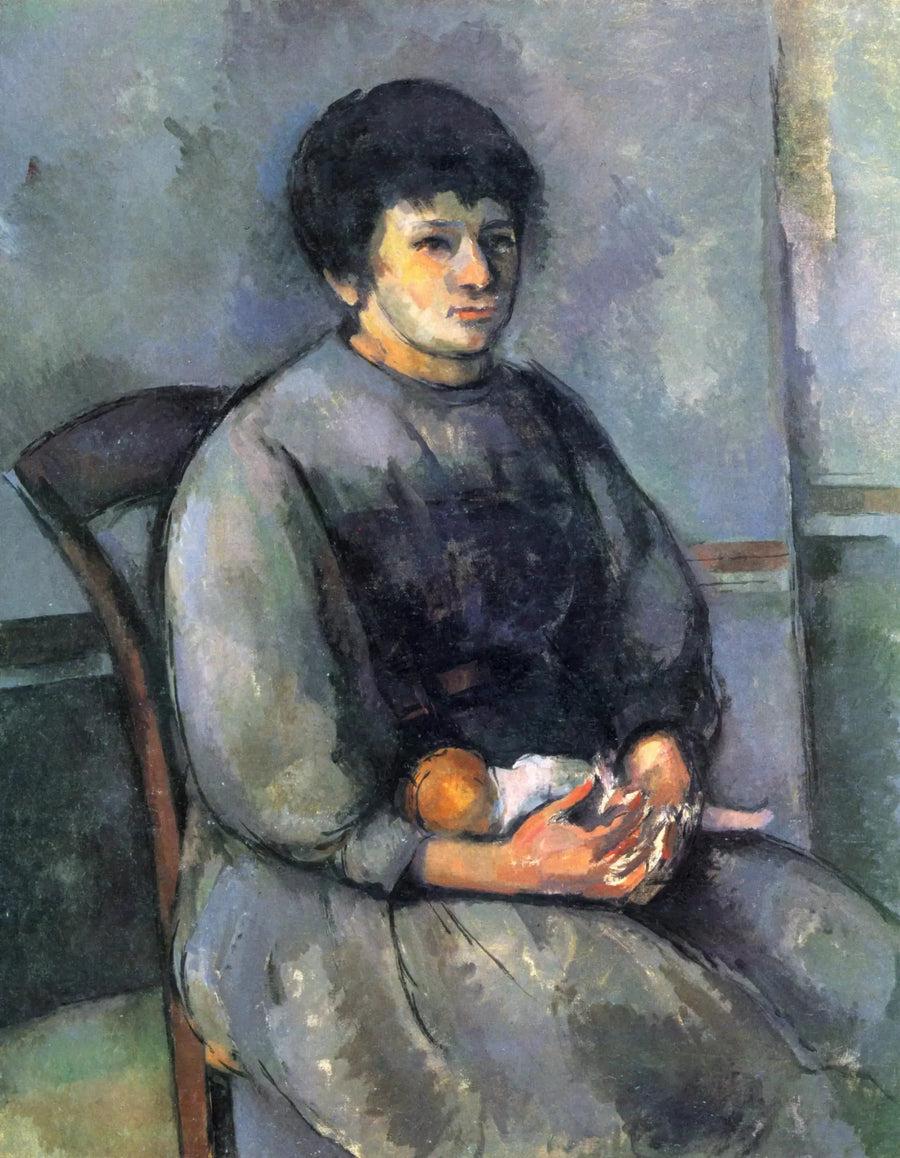 Ragazza con la bambola - Paul Cézanne