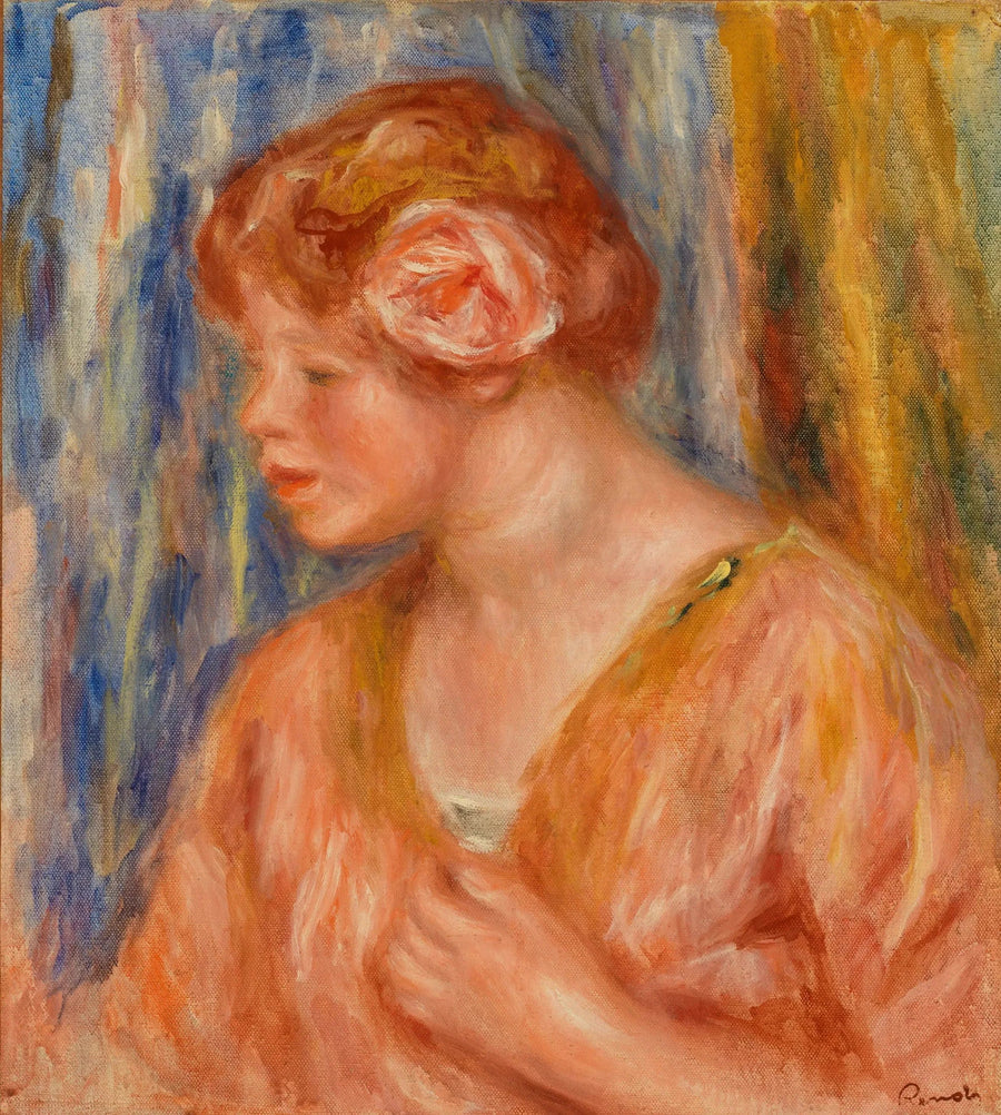 Ragazza con la rosa - Pierre-Auguste Renoir