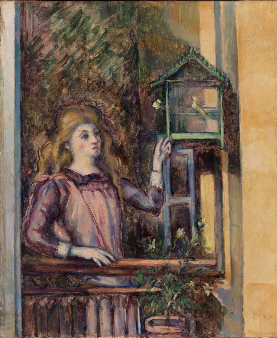 Ragazza giovane alla voliera - Paul Cézanne