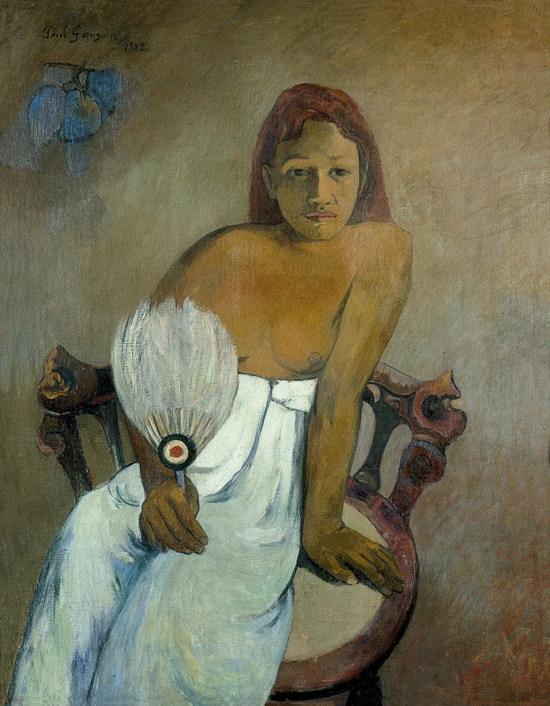 Ragazza con ventaglio - Paul Gauguin