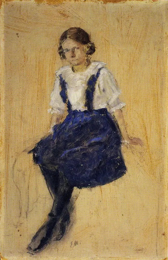 Ragazza seduta - Edvard Munch