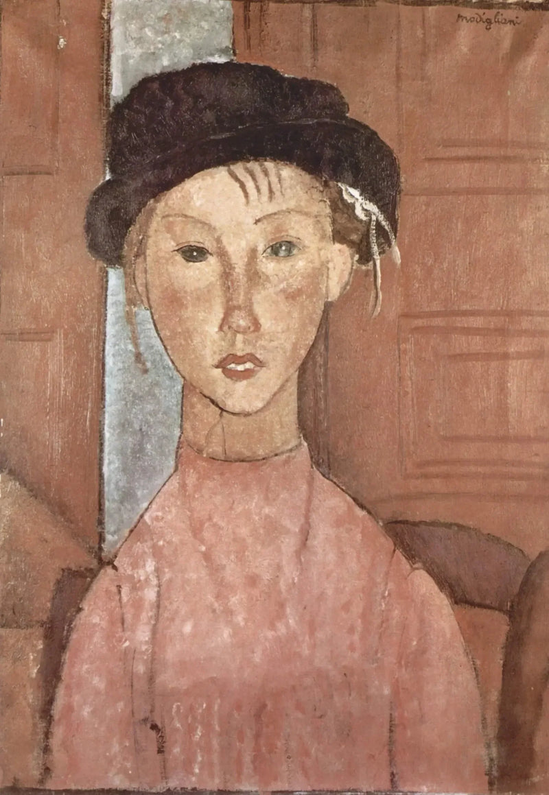 Ragazza con cappello - Amedeo Modigliani