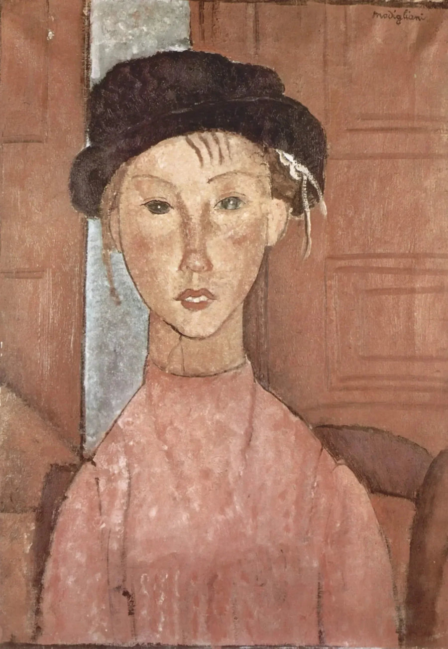 Ragazza con cappello - Amedeo Modigliani