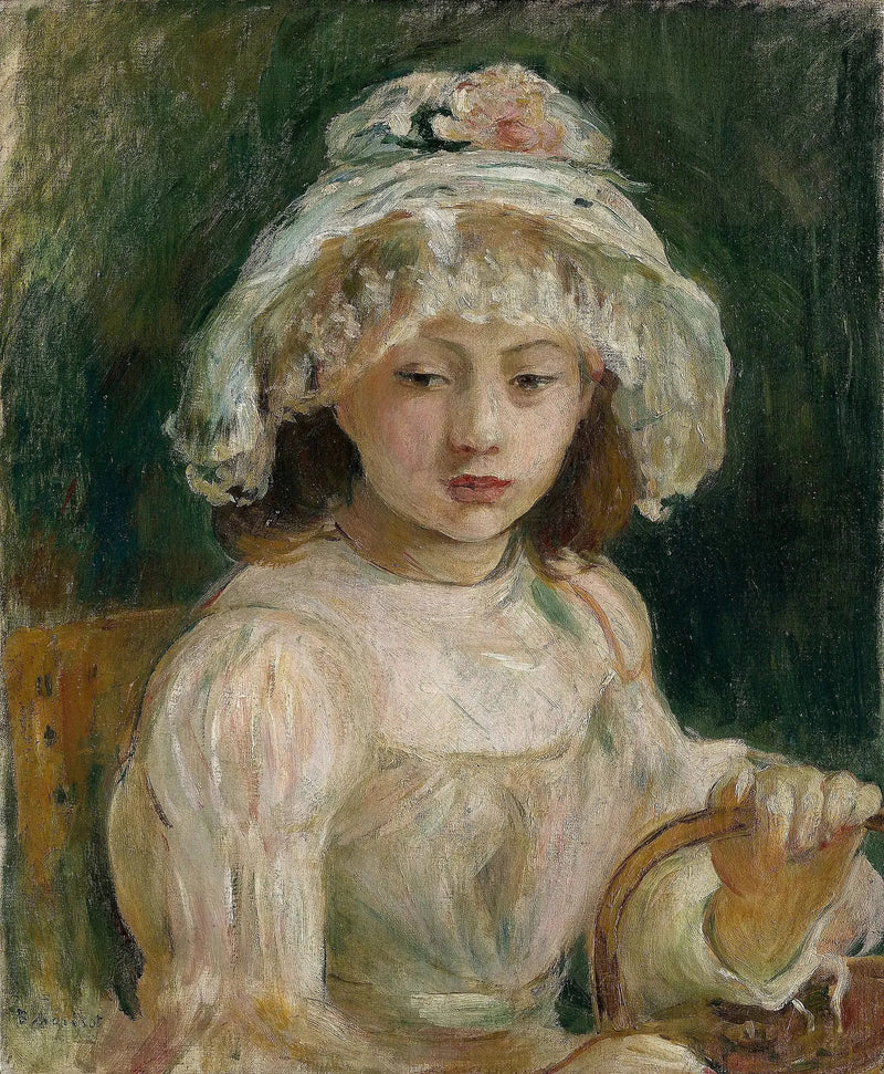 Ragazza con cappello - Berthe Morisot