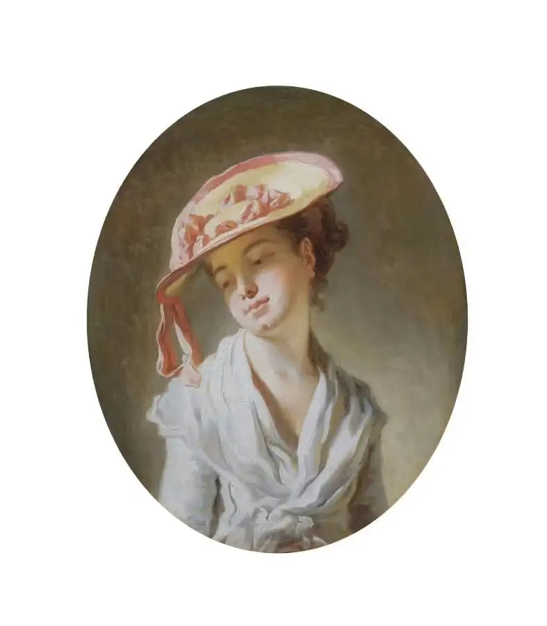 Giovane ragazza con cappello - Jean-Honoré Fragonard
