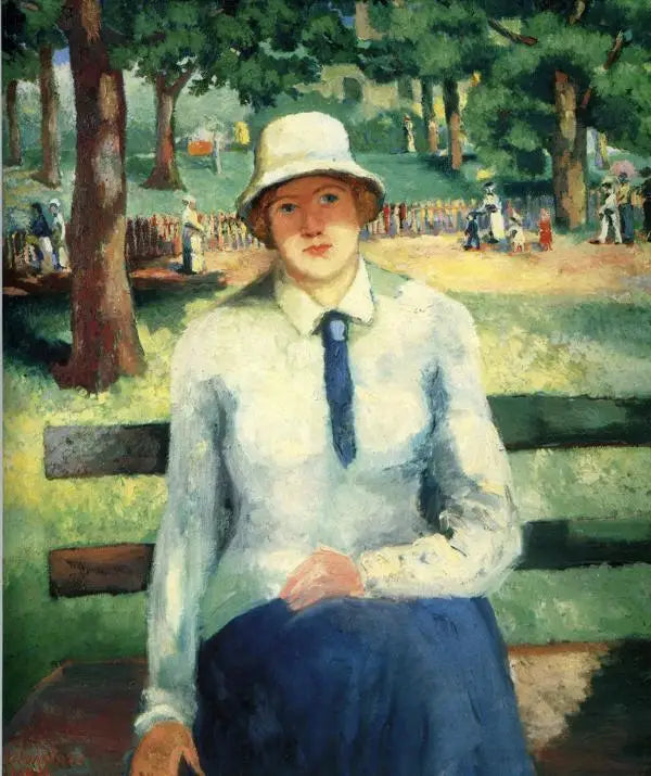 Giovane ragazza disoccupata (ragazza rossa) - Kazimir Malevich