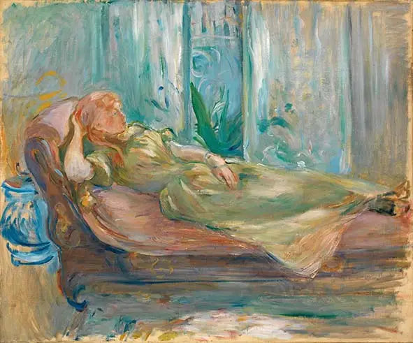 Ragazza sul divano - Berthe Morisot