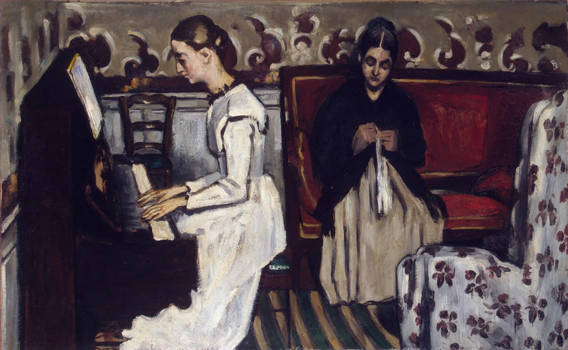 Ragazza giovane al pianoforte - Paul Cézanne
