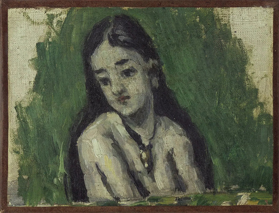 Ragazza giovane con i capelli sciolti - Paul Cézanne