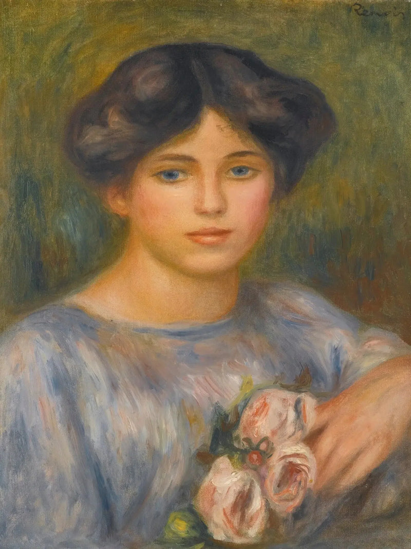 Ragazza con le rose - Pierre-Auguste Renoir