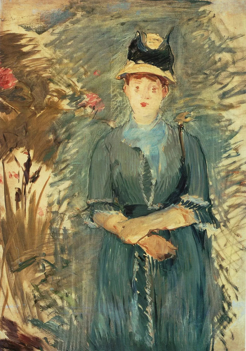 Ragazza tra i fiori - Édouard Manet