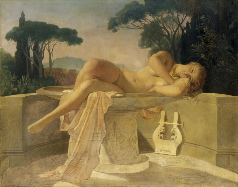 Giovane ragazza in un vaso - Paul Delaroche