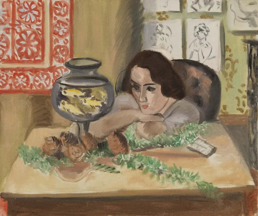 Ragazza davanti a un acquario - Henri Matisse