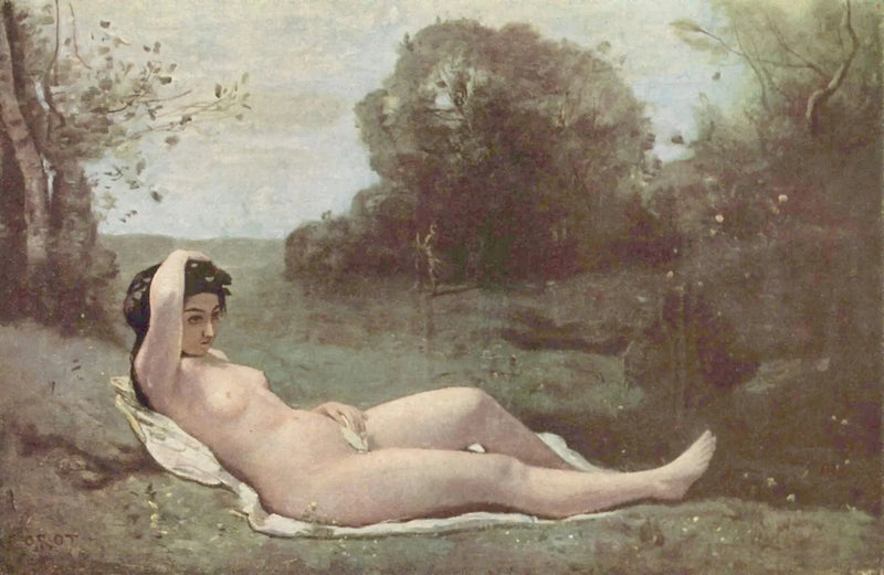 Giovane ragazza in verde - Jean-Baptiste Camille Corot